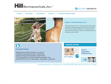 Tablet Screenshot of hillderm.com